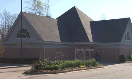 Front entrance to the murrayville branch library