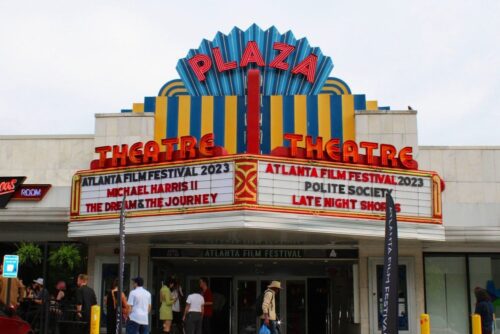 Exterior of the Plaza Theatre hosting the Atlanta Film Festival